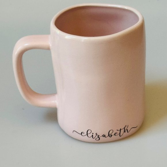 RAE DUNN COLLECTION Pink with Black Text “BRIDES MAID" Mug - Picture 3 of 7